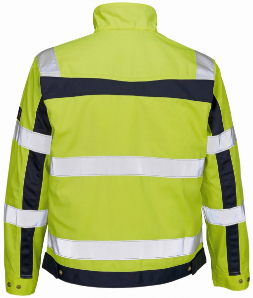 MASCOT-Workwear, Warnschutz-Jacke, Cameta, 310 g/m², gelb/marine