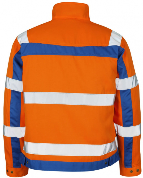 MASCOT-Workwear, Warnschutz-Jacke, Cameta, 290 g/m², orange/kornblau