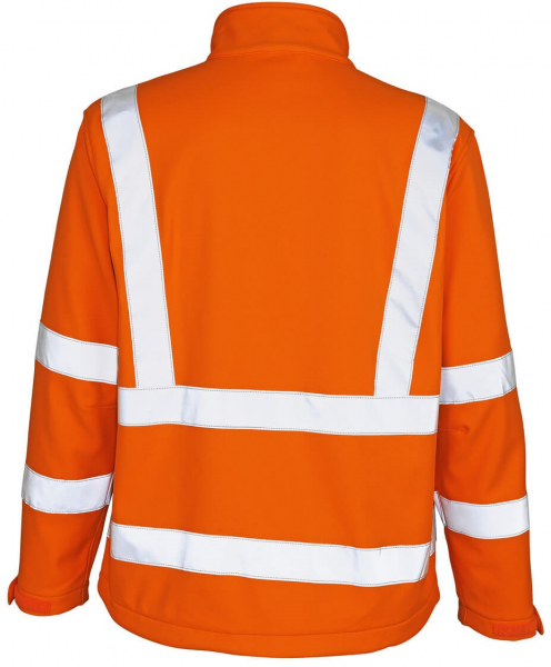 MASCOT-Workwear, Warnschutz-Soft Shell Jacke, Calgary, 365 g/m², orange