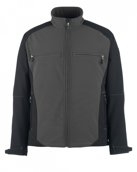 MASCOT-Workwear, Kälteschutz, Soft-Shell-Jacke, Dresden, 305 g/m², dunkelanthrazit/schwarz