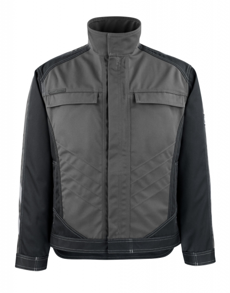 MASCOT-Workwear, Arbeits-Berufs-Arbeits-Jacke, Mainz, 340 g/m², dunkelanthrazit/schwarz