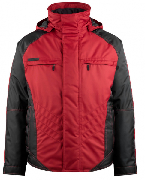 MASCOT-Winter-Pilotjacke, Frankfurt, UNIQUE, 255 g/m², rot/schwarz