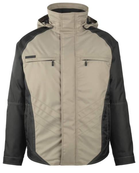 MASCOT-Workwear, Kälteschutz, Winter-Pilotjacke, Frankfurt, 255 g/m², khaki/schwarz