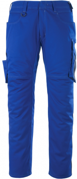 MASCOT-Workwear, Arbeits-Berufs-Bund-Hose, Dortmund, 90 cm, 340 g/m², kornblau/schwarzblau