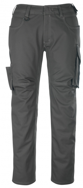 MASCOT-Workwear, Arbeits-Berufs-Bund-Hose, Dortmund, 90 cm, 340 g/m², dunkelanthrazit/schwarz