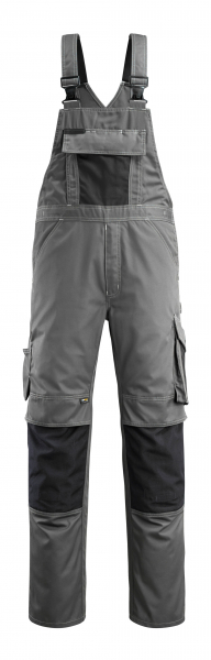 MASCOT-Workwear, Latzhose, Augsburg, 90 cm, 270 g/m², anthrazit/schwarz