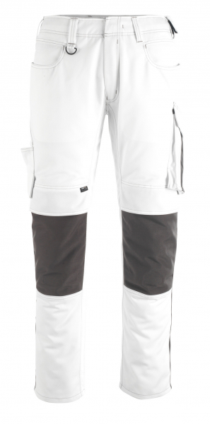 MASCOT-Workwear, Bundhose, Erlangen, 76 cm, 340 g/m², weiß/dunkelanthrazit