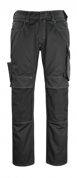 MASCOT-Workwear, Bundhose, Erlangen, 76 cm, 340 g/m², schwarz/dunkelanthrazit