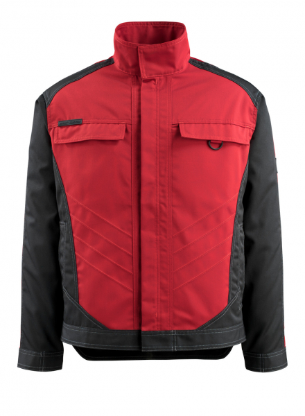 MASCOT-Workwear, Arbeits-Berufs-Arbeits-Jacke, Fulda, 270 g/m², rot/schwarz