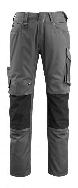 MASCOT-Workwear, Arbeits-Berufs-Bund-Hose, Mannheim, 76 cm, 270 g/m², dunkelanthrazit/schwarz