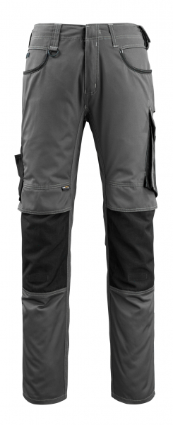 MASCOT-Workwear, Arbeits-Berufs-Bund-Hose, Lemberg, 76 cm, 205 g/m², dunkelanthrazit/schwarz