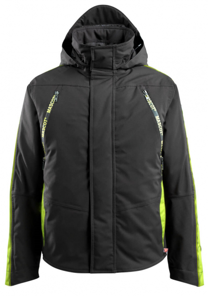 MASCOT-Workwear, Kälteschutz, Pilotenjacke-Workwear,, Tolosa, 250 g/m², schwarz/gelb