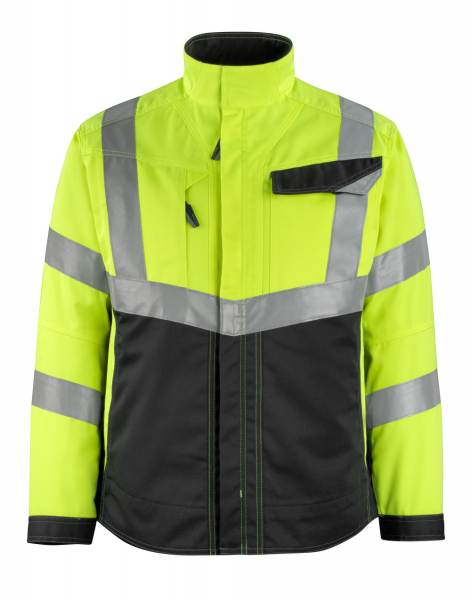 MASCOT-Workwear, Warnschutz-Jacke, Oxford, 290 g/m², gelb/schwarz
