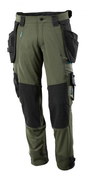 MASCOT-Workwear, Arbeitshose, Lg. 82 cm, 240 g/m², moosgrün
