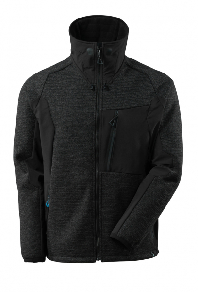 MASCOT-Workwear, Kälteschutz, Strickjacke, mit Membran, 460 g/m², schwarz