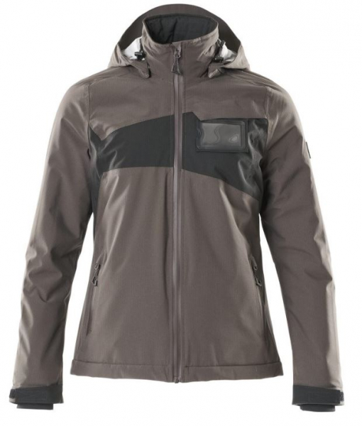 MASCOT-Damen Winterjacke, ACCELERATE, 115 g/m², dunkelanthrazit/schwarz