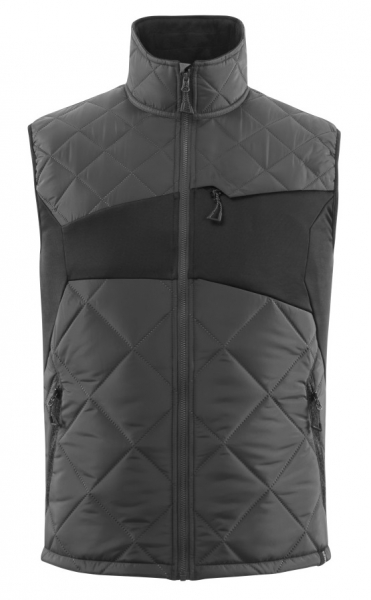 MASCOT-Workwear, Kälteschutz, Winterweste, 260 g/m², dunkelanthrazit/schwarz
