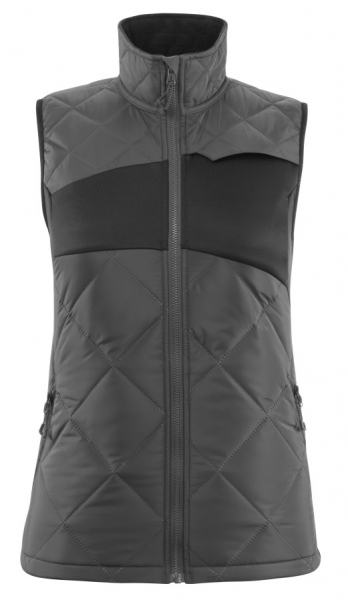 MASCOT-Workwear, Kälteschutz, Damen Winterweste, 260 g/m², dunkelanthrazit/schwarz