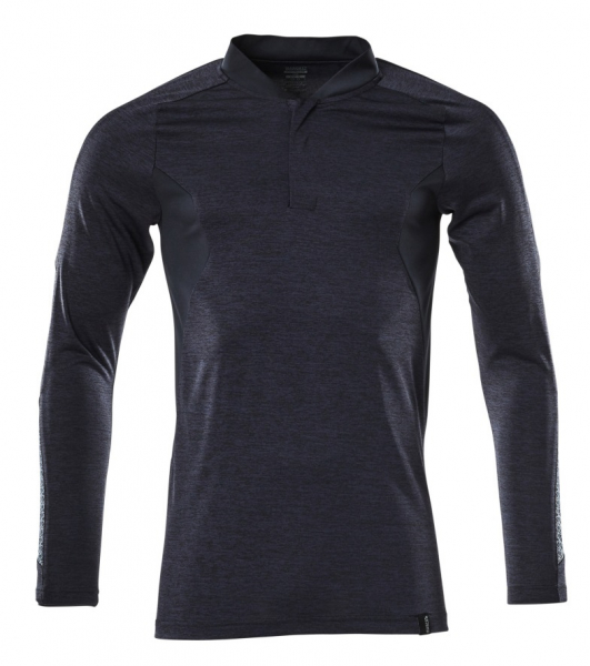 MASCOT-Worker-Shirts, Polo-Shirt, langarm, 230 g/m², schwarzblau