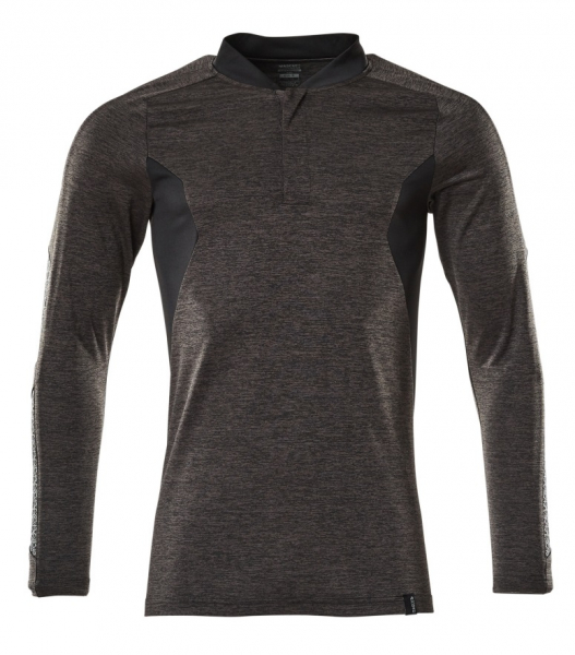 MASCOT-Worker-Shirts, Polo-Shirt, langarm, 230 g/m², dunkelanthrazit/schwarz