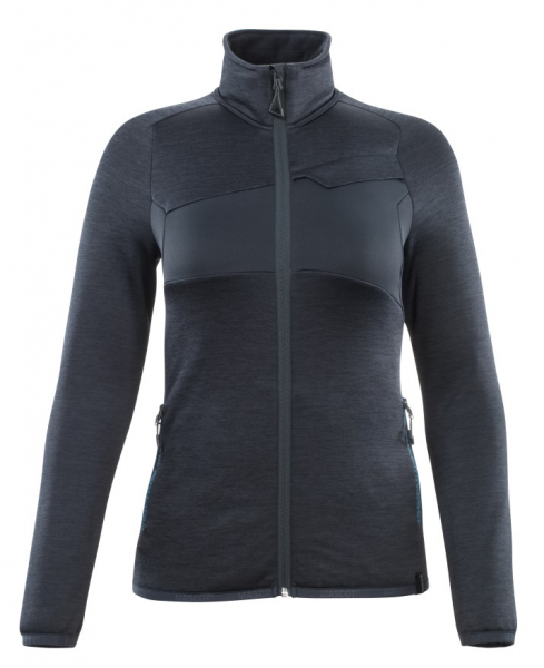MASCOT-Workwear, Kälteschutz, Damen Fleecepullover mit Reißverschluss, 260 g/m², schwarzblau