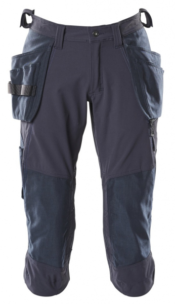 MASCOT-Workwear, Dreiviertel-Hose, 250 g/m², schwarzblau