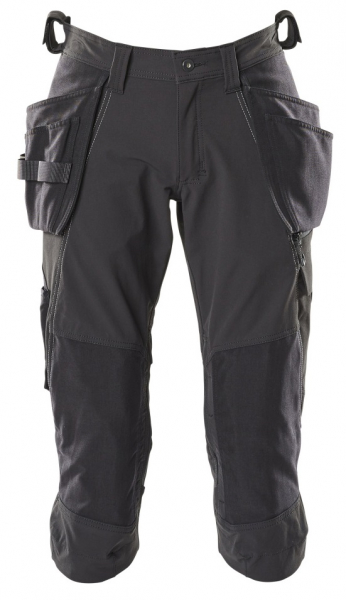 MASCOT-Workwear, Dreiviertel-Hose, 250 g/m², schwarz