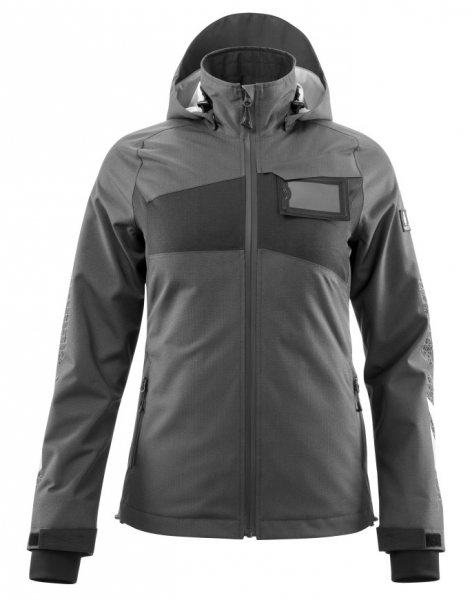MASCOT-Workwear, Kälteschutz, Damen Hard Shell Jacke, 210, g/m², dunkelanthrazit/schwarz