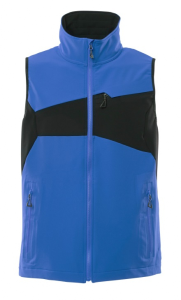 MASCOT-Workwear, Workwear, Arbeitsweste, 260 g/m², azurblau/schwarzblau