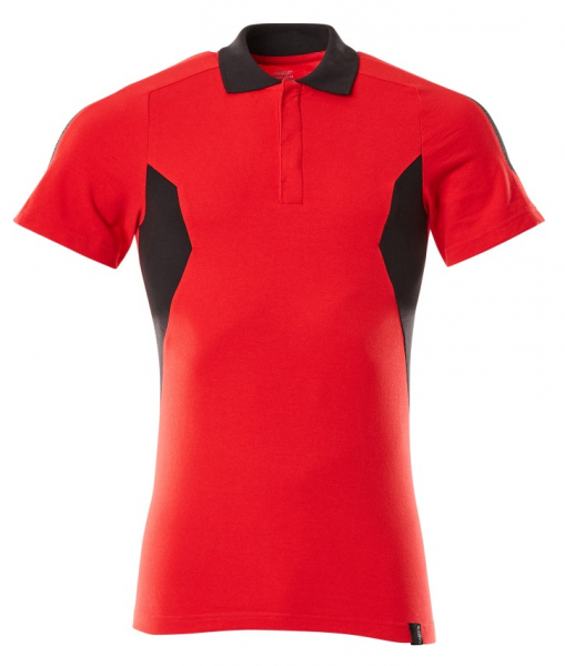 MASCOT-Worker-Shirts, Polo-Shirt, 180 g/m², verkehrsrot/schwarz