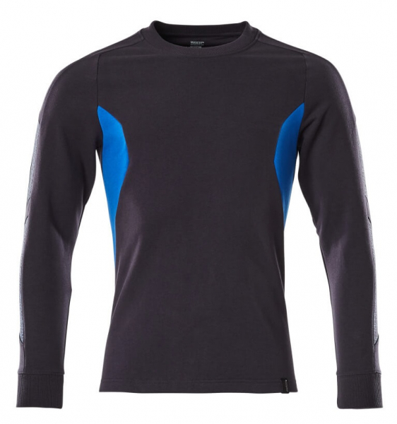 MASCOT-Worker-Shirts, Sweatshirt, 310 g/m², schwarzblau/azurblau