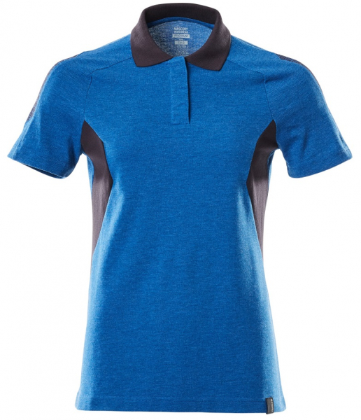 MASCOT-Worker-Shirts, Damen Polo-Shirt, 180 g/m², azurblau/schwarzblau