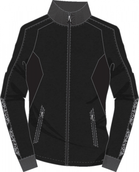 MASCOT-Worker-Shirts, Damen-Sweatshirt mit Reißverschluss, 310 g/m², dunkelanthrazit/schwarz