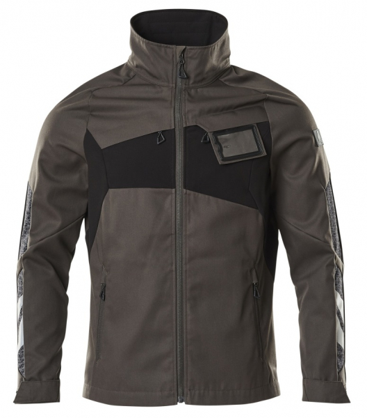 MASCOT-Workwear, Kälteschutz, Softshell-Arbeitsjacke, 270 g/m², dunkelanthrazit/schwarz