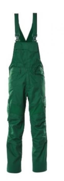 CORDURA®Latzhose mit Knietaschen, Grün