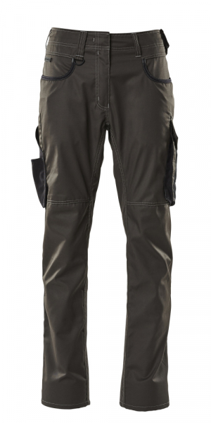 MASCOT-Workwear, Damen Arbeitshose, 82 cm, 205 g/m², dunkelanthrazit/schwarz