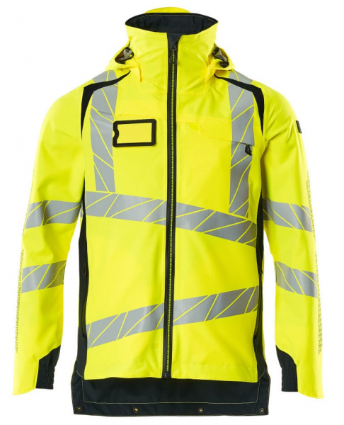 MASCOT-Workwear, Warnschutz-Hard Shell Jacke, ACCELERATE SAFE, warngelb/schwarzblau