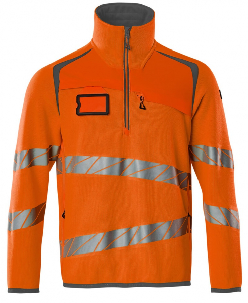 MASCOT-Workwear, Warnschutz-Strickpullover, ACCELERATE SAFE, warnorange/dunkelanthrazit