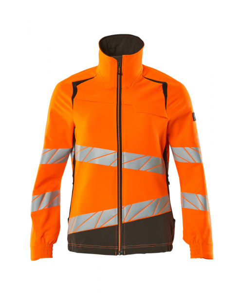 MASCOT-Damen-Warnschutz-Jacke, ULTIMATE STRETCH, warnorange/dunkelanthrazit