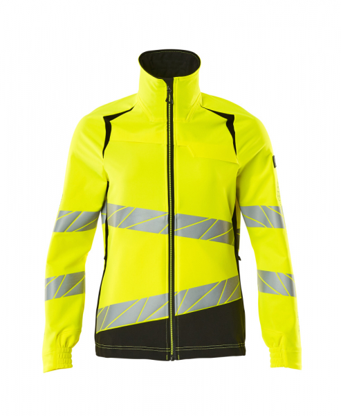 MASCOT-Damen-Warnschutz-Jacke, ULTIMATE STRETCH, warngelb/schwarz