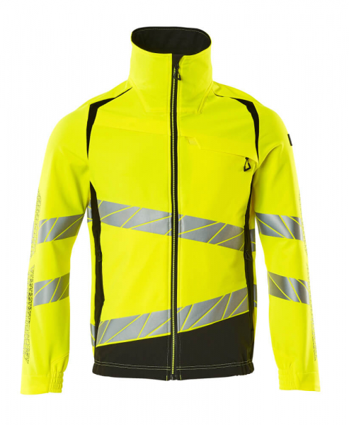 MASCOT-Warnschutz-Jacke, ULTIMATE STRETCH, warngelb/schwarz