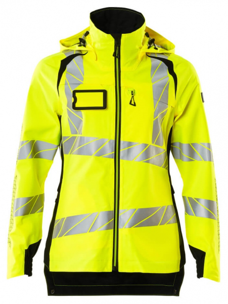 MASCOT-Workwear, Warnschutz-Damen Hard Shell Jacke, ACCELERATE SAFE, warngelb/schwarz