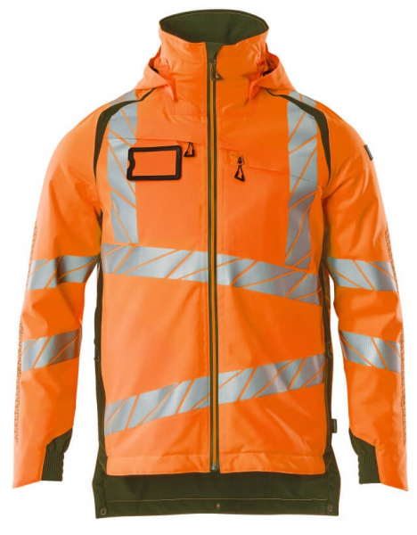 MASCOT-Workwear, Warnschutz-Winterjacke, ACCELERATE SAFE, warnorange/moosgrün