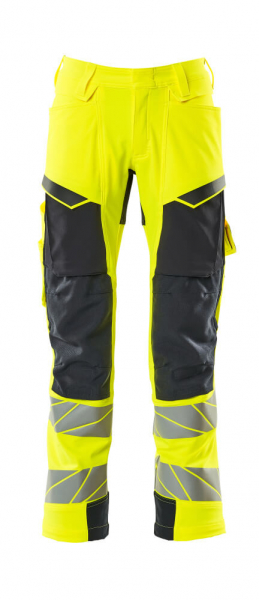 MASCOT-Warnschutz-Bundhose, ULTIMATE STRETCH, 90 cm, warnorange/schwarzblau