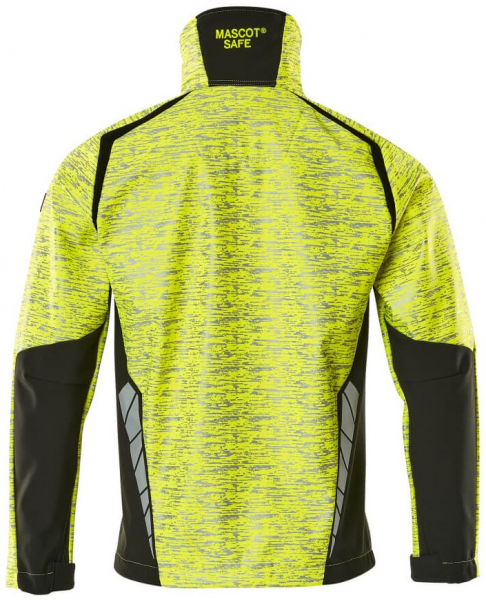 MASCOT-Workwear, Warnschutz-Softshell Jacke, ACCELERATE SAFE, high vis gelb/schwarz