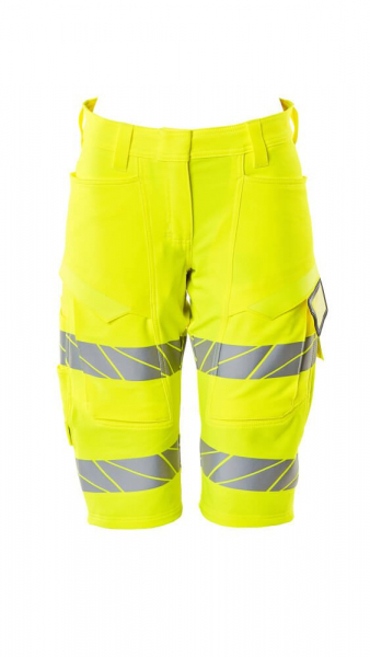 MASCOT- Warnschutz-Damenshorts, Diamond, ACCELERATE SAFE, 205 g/m², gelb