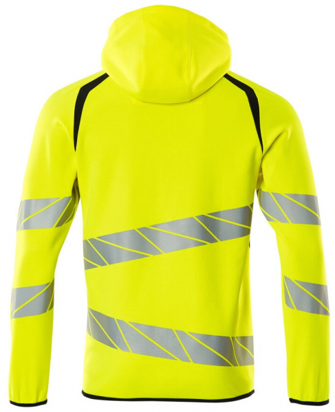MASCOT-Workwear, Warnschutz-Kapuzen-Sweatshirt, ACCELERATE SAFE, high vis gelb/schwarzblau