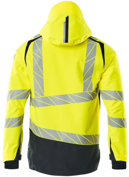 MASCOT-Workwear, Warnschutz-Hard Shell Jacke, ACCELERATE SAFE, high vis gelb/schwarz
