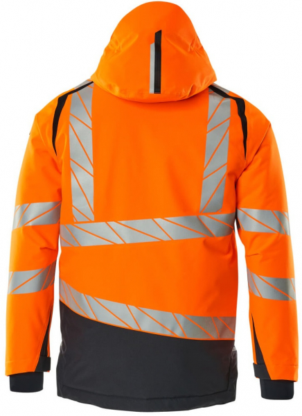 MASCOT-Workwear, Warnschutz-Winterjacke, ACCELERATE SAFE, high vis orange/schwarzblau