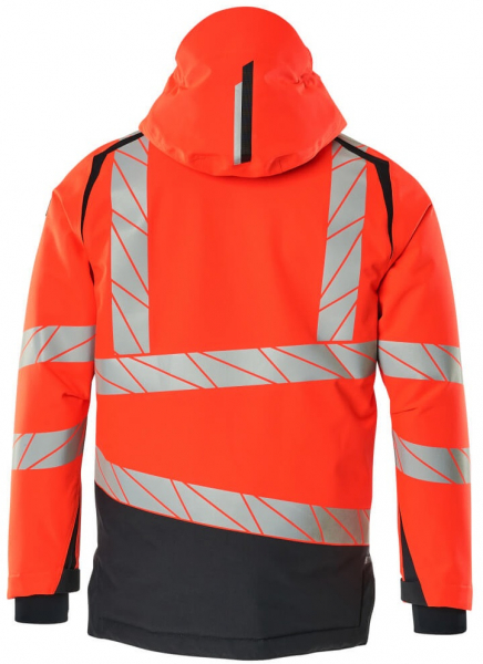 MASCOT-Workwear, Warnschutz-Winterjacke, ACCELERATE SAFE, high vis rot/schwarzblau